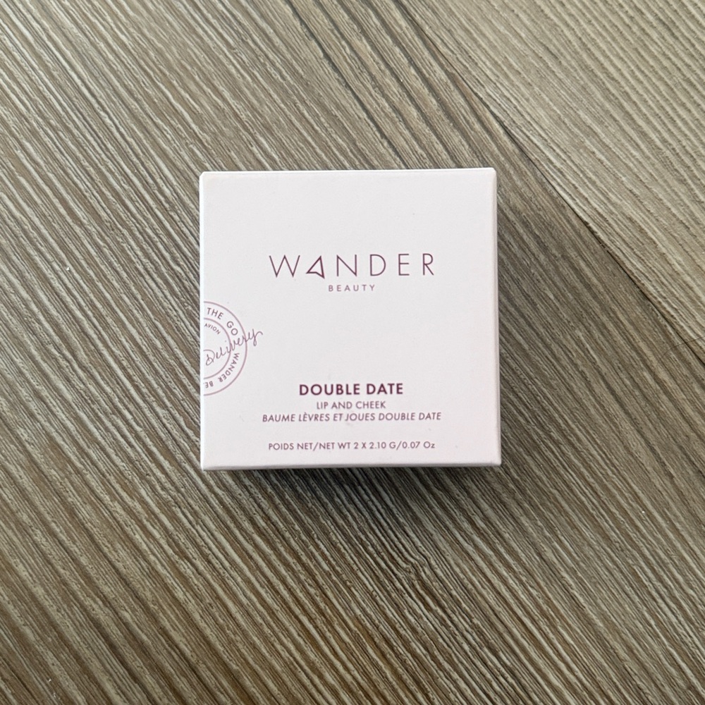 New wander beauty double date lip and cheek balm